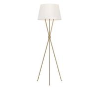 Elstead Penny 1 Light Floor Lamp, Burnished Brass, E27