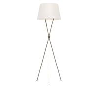 Elstead Penny 1 Light Floor Lamp, Polished Nickel, E27