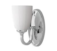 Elstead Perry 1 Light Indoor Candle Wall Light Polished Chrome Ip44, G9