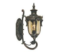 Philadelphia 1 Light Outdoor Small Wall Lantern Light Old Bronze IP44 E27 Netlighting Brown One Size