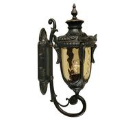 Philadelphia 1 Light Outdoor Medium Wall Lantern Light Old Bronze IP44 E27 Netlighting Brown One Size
