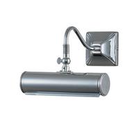 Picture Light 1 Light Small Picture Wall Light Polished Chrome E14 Netlighting Grey One Size