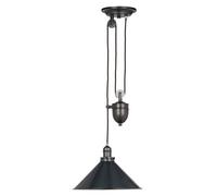 Elstead Provence 1 Light Dome Ceiling Pendant Old Bronze, E27