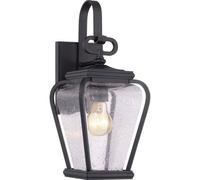 Elstead Province 1 Light Small Wall Lantern - Mystic Black Finish, E27