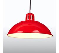 Elstead Red pendant lamp Franklin in a retro design