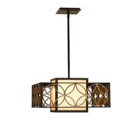 Remy 1 Light Ceiling Pendant Bar Gold Bronze E27 Netlighting Brown One Size