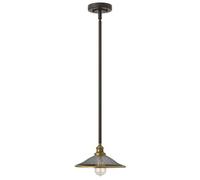 Luminosa Lighting Elstead Rigby 1 Light Dome Ceiling Pendant Buckeye Bronze, E27