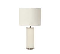 Luminosa Lighting Luminosa Ripple White 1 Light Table Lamp - White, E27