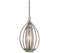 Luminosa Lighting Elstead Rosalie 1 Light Ceiling Pendant Light Gold, E27