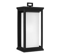Elstead Roscoe 1 Light Outdoor Large Wall Lantern Light Black Ip44, E27