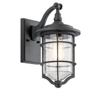 Luminosa Lighting Elstead Royal Marine 1 Light Small Outdoor Wall Lantern Black Ip44, E27