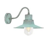 Elstead Lighting Elstead Sheldon Single Light Solid Brass Outdoor Wall Fitting in Verdigris Finish