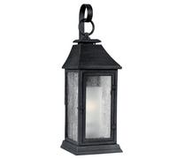 Elstead Shepherd 1 Light Outdoor Medium Wall Lantern Light Weathered Zinc Ip44, E27