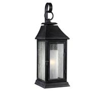 Elstead Shepherd 1 Light Outdoor Small Wall Lantern Light Weathered Zinc Ip44, E27