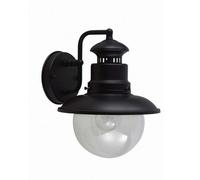 Elstead Shipston 1 Light Outdoor Wall Lantern Light Black, E27