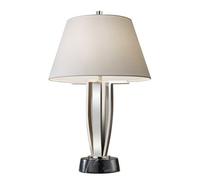 Elstead Silvershore 1 Light Table Lamp Polished Nickel, E27