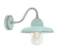 Elstead Lighting Elstead Somerton Single Light Solid Brass Outdoor Wall Fitting in a Verdigris Finish