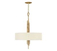 Elstead Spyre 6 Light Round Ceiling Pendant Gold, E14