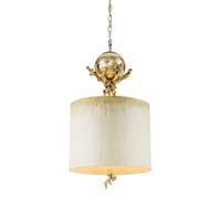 Luminosa Lighting Elstead Trellis 1 Light Ceiling Pendant Putty, Silver Leaf, E27
