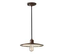 Urban Renewal 1 Light Dome Ceiling Pendant Elstead Feiss FE-URBANRWL-P-E