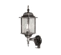 Elstead Wexford Outdoor Lantern Wall Light with PIR Sensor - Black