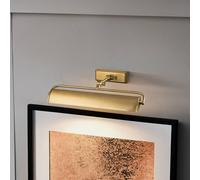 Elstead Winchfield wall light, width 45 cm, brass/brass