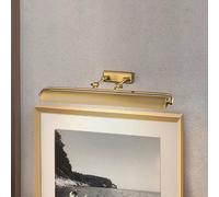 Elstead Winchfield wall light, width 70 cm, brass/brass