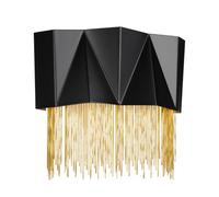 Zuma 3 Light Wall Light Satin Black Gold G9 Netlighting Gold One Size
