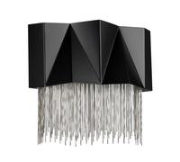 Zuma 3 Light Wall Light Satin Black Silver G9 Netlighting Silver One Size