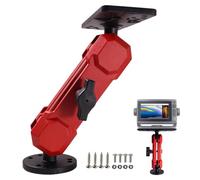 Elsteia Aluminum Fish Finder Mount Base,360° Adjustable Heavy Duty Marine Electronic Plate with C Size 1.5" / 38mm Ball for Boat Kayak Fits Garmin,Lowrance Humminbird& Raymarine