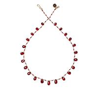 Elston Drops & Beads necklace Garnet one size