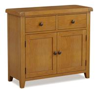 Elston Oak 2 Door 2 Drawer Sideboard Rest Relax Brown One Size