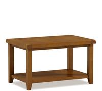 Elston Oak Coffee Table With Shelf Rest Relax Brown One Size