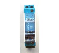 Eltako Relay 12V 8A DIN Rail Modular Manual Operation Display 22200054