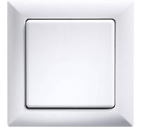 Eltako 30000180 1x Frame White Matt 55x55mm Button Compatible 1 piece