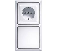 Eltako 30000310 Frame White Matt 2-way For 55x55mm Buttons 1 piece