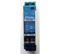 Eltako R12-200-12V Relay 12V 8A DIN Rail Manual Operate 18mm Wide