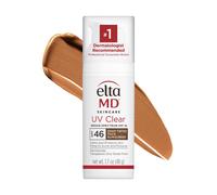EltaMD UV Clear Deep Tint Face Sunscreen SPF 46 Tinted Sunscreen with Zinc Oxide Oil-Free For Sensitive Skin Acne-Prone Skin Lightweight De