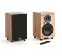 Eltax Monitor III NEO Active BT Powered Bluetooth Speakers Per Pair, Light Wood