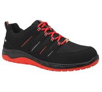 Elten F93792 729561 S3 Maddox Low ESD Low Shoe, Black/Red, 10.5 UK (45 EU)