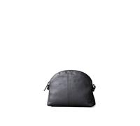 Elterwater Curved Leather Cross Body Bag (Black)