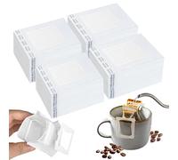 elthmpr Disposable Coffee Filter Bags - 200PCS Portable Coffee Filter Paper 9×7.5cm, Hanging Ear Drip Coffee Filters for Mug, Single Serve Pour Home Travel Office Camping Outdoor
