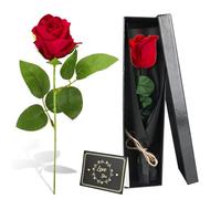 elthmpr Eternal Rose for Women - Preserved Rose Gifts with Stem Valentine's Day Flowers Roses for Her Birthday for Gifts Wife Mum