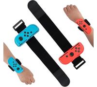 elthmpr Pack of 2 Bracelets for Just Dance Switch 2025 2024 2023 2022 2021, Adjustable Elastic Wristband, Wrist Band for Zumba Burn It Up with Switch OLED