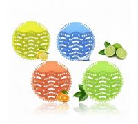 Eltiva 20 Pack Urinal Screen Deodorizer Mats, Long Bristle Anti-Splash & Odour Neutraliser for Bathrooms, urinal blocks Anti-Clogging, Restaurants, Offices, Schools