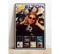 Elton John 1974 MCA Records Promotional Concert Tour Live Promo : A Huge 36"x24" Poster Print Vintage Retro Reproduction : BRING YOUR WALLS TO LIFE ! #3