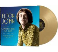 Elton John Chartbusters Go Pop [Limited Edition Gold Vinyl] Vinyl LP in Black Elton John Black