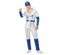 Elton John Deluxe Sequin Baseball Fancy Dress Costume