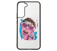 Elton John Gifts Phone Case for Samsung Galaxy s21 Ultra White Silicone Rubber Protective Phone Case