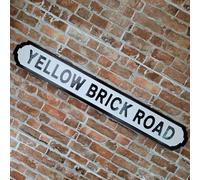 Elton John Inspired Yellow Brick Road Lyric Vintage Street Sign Wizard Of Oz